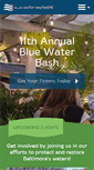 Mobile Screenshot of bluewaterbaltimore.org