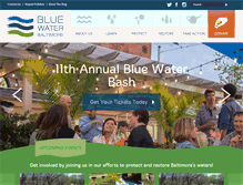 Tablet Screenshot of bluewaterbaltimore.org